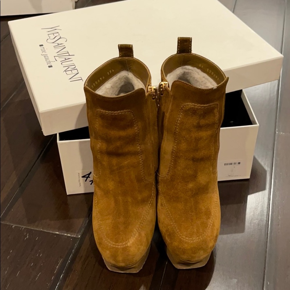 YvesSaintLaurent Platform Boots